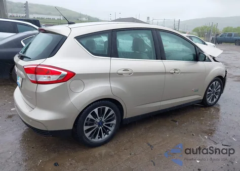 2017 Ford C-Max Energi Titanium из США, поврежденный, VIN 1FADP5FU1HL105201